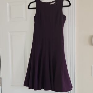 Calvin Klein Rich Purple Sleeveless Dress